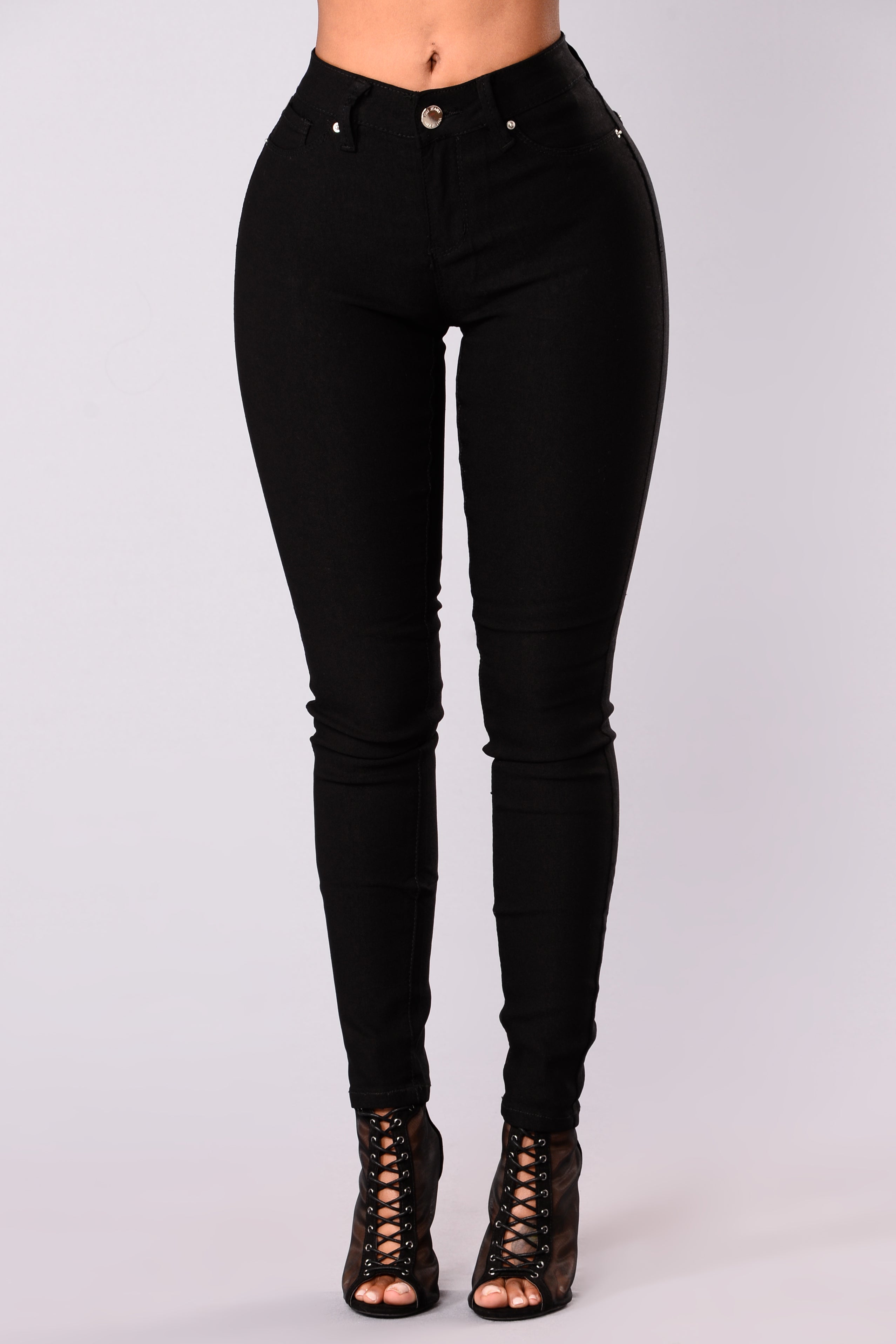 Tall Black Split Hem Faux Leather Skinny Pants | PrettyLittleThing USA